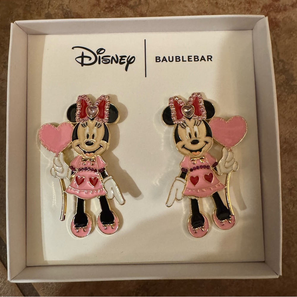 Disney BaubleBar Minnie Mouse Earrings